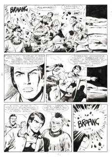 Franco Donatelli - | Franco Donatelli - 5x Tavola Originale - Zagor n. 150 "il segno del coraggio" - (1978) | Catawiki