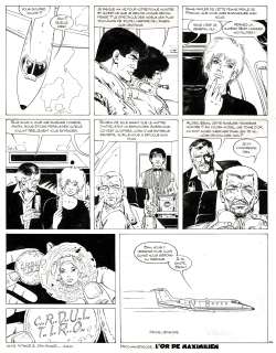 William Vance | XIII, Opération Montecristo, planche originale à l’encre de chine pour cet album paru en 2004 chez Dargaud. | Septimus