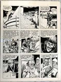 Sirius | Sirius - Planche originale - Les Timour T23 - L’Or du gouffre - (1968) | Catawiki