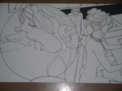 Von Gã¶Tha, Erich | Erich von GÃ¶tha - Dessin Ã  l’encre de chine - Les Malheurs de Janice T.4 - (2002) | Catawiki