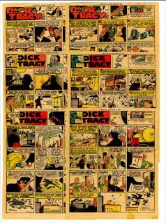 A Collection of DICK TRACY Tear Sheets, (1967) | Russ Cochran