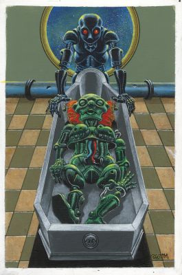 Jean-Michel Nicollet | MEKANOPOLIS – ILLUSTRATION ORIGINALE 010 | Galerie Barbier