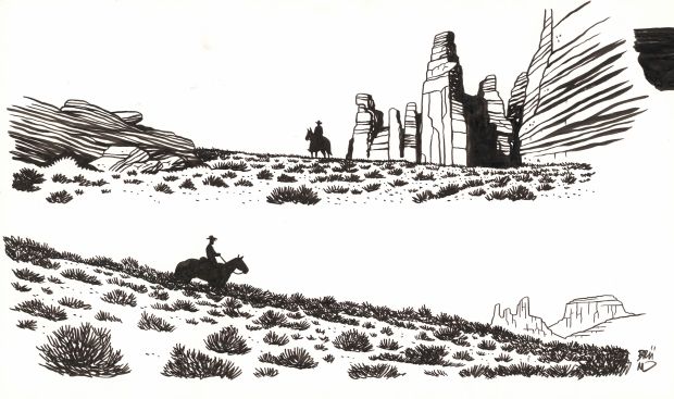 Brüno | Lucky Luke, 2025 - Dakota 1880 | Huberty Breyne Gallery