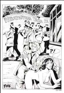 Alberto Del Mestre | Sogni Proibiti n. 25 - 6x Tavola Originale Vintage "Autolinea Sprint" - Page volante - Exemplaire unique - (1986) | Catawiki