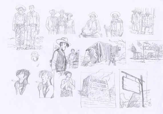 Brüno | Lucky Luke, 2025 - Dakota 1880 | Huberty Breyne Gallery