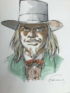 Hermann | Hermann - Dessin original couleur -Â Duke | Catawiki