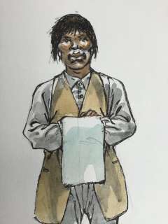 Hermann | Hermann - Dessin original couleur -Â Duke | Catawiki