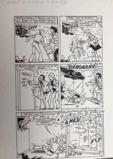 De Moor, Bob | De Moor, Bob - Planche originale - Barelli et le nez de Cléops - (1975) | Catawiki