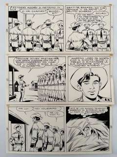 Francesco Gamba | Francesco Gamba - 3x tavole originali Piccolo Ranger n. 19 (Ed. Gazzetta) (1965) | Catawiki