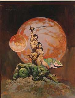 Frazetta - A Princess of Mars, Photo Proof (undated) | Russ Cochran