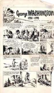 Funcken. 4 planches originales George Washington | BDEnchères