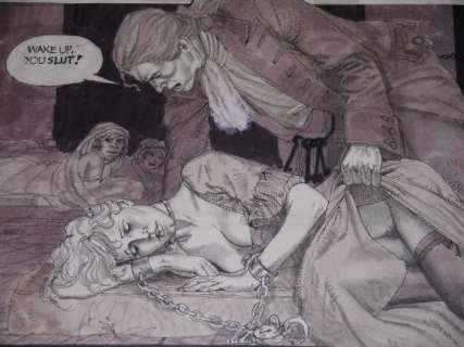 Von Götha, Erich | Erich von Götha - Planche originale en couleur (p.1) - Les Malheurs de Janice - (1985) | Catawiki