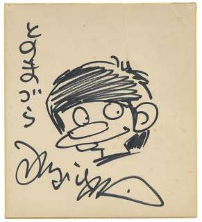 Shinji Mizushima Hand-Drawn Shikishi "Dokaben" Kazuto Tonoma