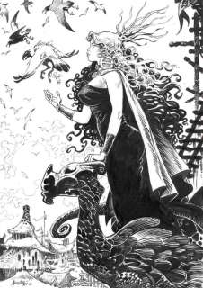 Aouamri, Mohamed | Aouamri, Mohamed - Dessin original - La Quête de l’oiseau du temps - Le message de Mara - (2021) | Catawiki