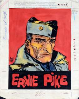 Pratt, Hugo | ERNIE PIKE. Encre de Chine et aquarelle pour cette illustration | Coutau Bégarie