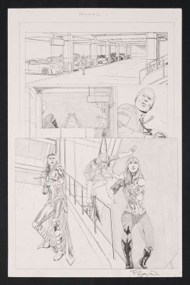 Fernando Pasarin | Original Art from Batgirl #33 (2014) Page 11 Pencils by Fernando Pasarin | mycomicshop.com