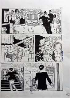 Piero Dall’agnol | Piero Dall’Agnol - tavola originale Dylan Dog n. 34 "Il Buio" - (1989) | Catawiki