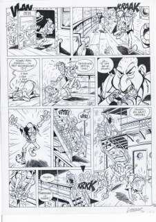 Krings | Krings - Planche originale - Violine T3 - Le Bras de fer - (2006) | Catawiki