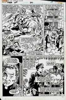 Jim Fern, Steve Geiger - web of spider-man #30 p 18 (sold live on ‘dueling dealers of comic art‘ episode #13 podcast on 4-21-2021 (re-watch our live art selling podcast here! )