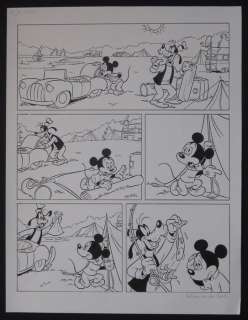 Bosch, Wilma Van Den | Original page  - Duck Junior  - Mickey and Goofy | Catawiki