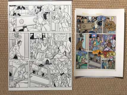 Torres, Daniel | Torres, Daniel - Original page + original colour page - Textura Humana - (1992) | Catawiki