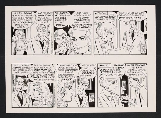 Frank Bolle | Original Art for the Winnie Winkle Comic Strip (6/5 & 6/6 1995) by Frank Bolle | mycomicshop.com (Buy It Now)