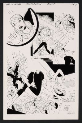 Ron Williams | Original Art from Notti & Nyce Halloween Special 2019 Page 7 Pencils and Inks by Ron Williams | mycomicshop.com