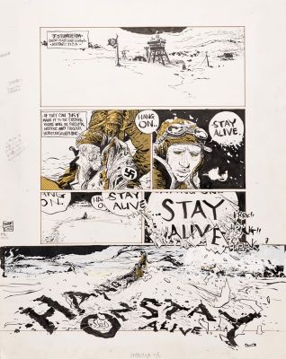 Paul Pope | Antarctica, page 1, 2006 | Philippe Labaune Gallery