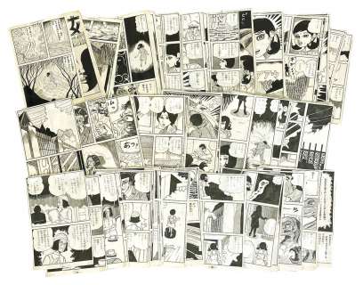 Takerou Nishi Hand-Drawn Manuscript "Shinigami Shoujol" 120 Sheets Complete | Mandarake (Big Web)