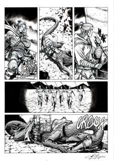 Gianluigi Gregorini - | Gianluigi Gregorini - Tavola Originale - Dragonero n. 10 "Le fosse dei Fargh" - (2014) | Catawiki