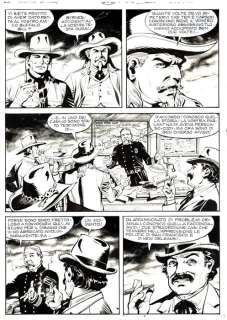 Maurizio Dotti - | Maurizio Dotti - 3x Tavola Originale - Tex n. 697 "Manhattan" - (2008) | Catawiki