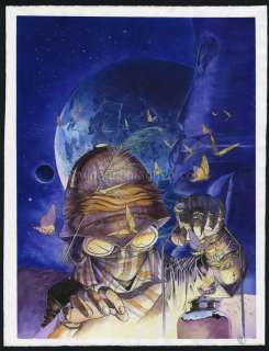 Christophe Dubois - Illustration originale, projet de couverture - L‘Étranger - TER