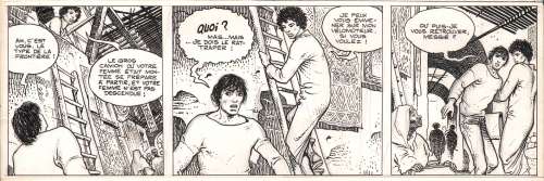 Alex Raymond | Rip Kirby 5/8/53 | ComicInkKing