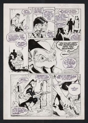Bo Hampton | Original Art from Alien Encounters #7 (1985) Page 7 Pencils and Inks by Bo Hampton | mycomicshop.com