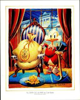 Barks - "TILL DEATH DO US PART", Lithograph, Another Rainbow (1986) NO RESERVE! | Russ Cochran