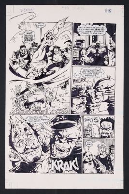 John McCrea | Original Art from The Demon #40 (1993) Page 15 Pencils and Inks by John McCrea | mycomicshop.com