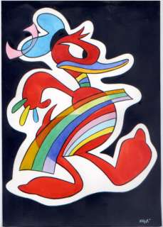 Xavi (Xavier Vives Mateu) | Donald inspired by Kandinsky - Signed Original Artwork by Xavi - (2022) | Catawiki