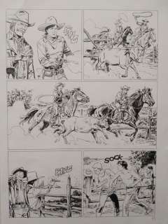 Bruno Brindisi | Bruno Brindisi Tex Tavola originale Brindisi saga Coffin | Catawiki