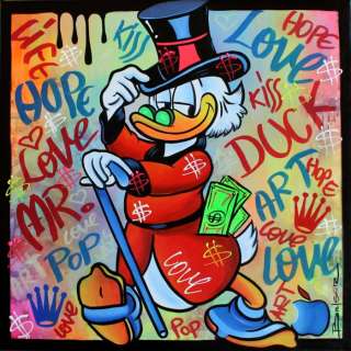 Gabriel Brisan | Rich Duck - Signed Original Artwork by Gabriel Brisan (2022) | Catawiki