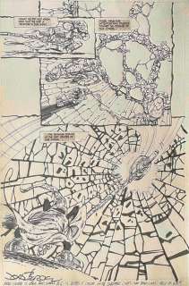 John Byrne | Babe #4 page 8 - Byrne - Half Splash - Exemplaire unique - (1994) | Catawiki