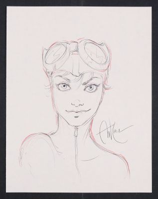 Ant Lucia | Catwoman Sketch by Ant Lucia | mycomicshop.com