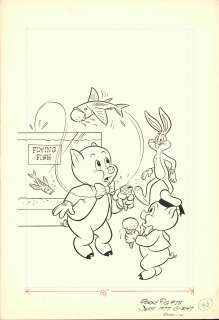 Disney Studio, - PORKY PIG #78, Cover Art (Sept 1977) | Russ Cochran