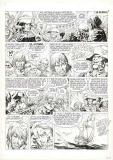 Mitton, Jean-Yves | Mitton, Jean-Yves - Originele pagina - Schipbreukelingen 2 - De slavenroute - (1993) | Catawiki