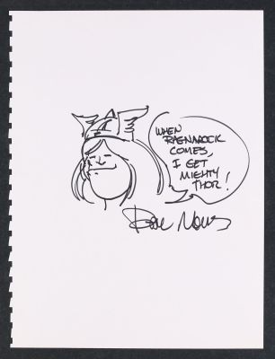 Dan Nowlan | Mighty Thor Sketch | mycomicshop.com