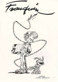 Krings - Krings, Jean-Marc - Dessin original encré + crayonné - Spirou et Le Marsupilami