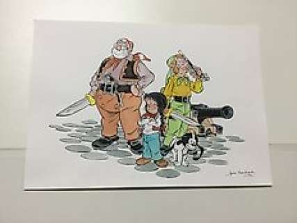 Pierre Tranchand - Tranchand - Dessin original couleur - Marine et ses amis - (2022)