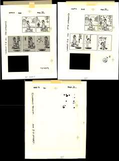 MAD #12, Page 20, Art for 3-D Frames, 3 Pcs. (1954) | Russ Cochran