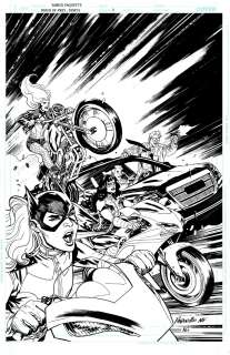 Yanick Paquette | Birds of Prey #2 Cover (New 52) Issue 2 Page Cover | Comic Art House