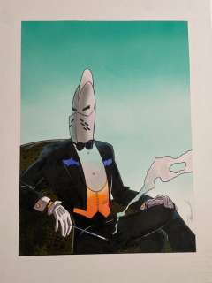 Somon, Pascal | Somon, Pascal - Dessin original couleur - Hommage à Will | Catawiki