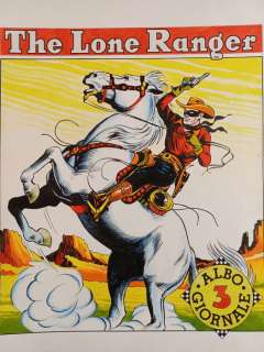 Franco Bruna | The Lone Ranger Albo Giornale - Franco Bruna - Originale di copertina - Page volante - Exemplaire unique | Catawiki